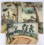 Untitled by Richard Rogers, Watercolors, sold Jun 2023