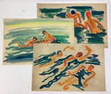 Untitled by Richard Rogers, Watercolors, sold Jun 2023