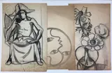 Untitled by Richard Rogers, Pastel on paper, sold Jun 2023