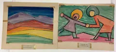 Color in Sequence by Richard Rogers, Watercolors, sold Jun 2023