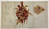 Untitled by Mary Bean Rogers, Watercolor and pencil sketches, sold Jun 2023