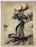 Untitled by Mary Bean Rogers, Pastel on paper, sold Jun 2023