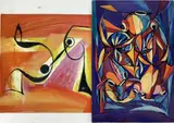 Untitled by Richard Rogers, Oil on papers, sold Jun 2023