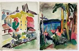 Untitled by Richard Rogers, Watercolor, sold Jun 2023