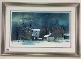 The Seasons-Winter by Ray Hendershot, Giclee print, sold Jun 2023