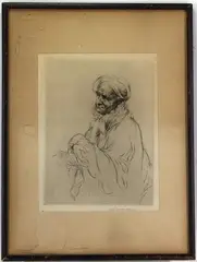Le Chle by Arthur William Heintzelman, Engraving, sold Jun 2023
