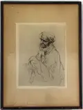 Le Chle by Arthur William Heintzelman, Engraving, sold Jun 2023