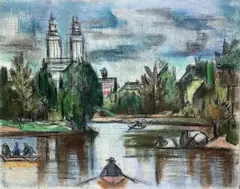 Untitled by Frederick Childs, Oil on canvas board, sold Jun 2023