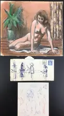 Untitled by Frederick Childs, Pastel on paper SLR, sold Jun 2023