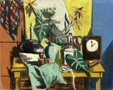 The 2 O'clock Still Life by Frederick Childs, Oil on canvas board, sold Jun 2023