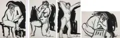 Untitled by Nora Hauser, Watercolor on paper (4), sold Jun 2023