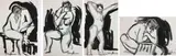 Untitled by Nora Hauser, Watercolor on paper (4), sold Jun 2023