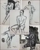 Untitled by Nora Hauser, Watercolor on paper (5), sold Jun 2023