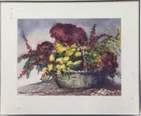 Favorite Basket by Harriet Curtin Ermentrout, Watercolor, sold Jul 2023