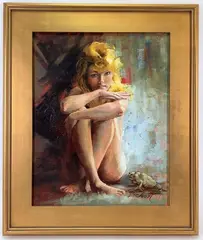 Untitled by Edward J. Behm, Oil on canvas, sold Jul 2023