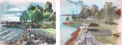 Untitled by Frederick Childs, Pastels on paper, sold Jul 2023