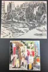 Untitled by Frederick Childs, Charcoal on paper, sold Jul 2023