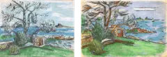 Untitled by Frederick Childs, Pastels on paper, sold Jul 2023
