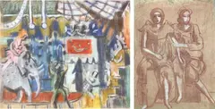 Untitled by Frederick Childs, Pastels on paper, sold Jul 2023