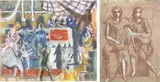 Untitled by Frederick Childs, Pastels on paper, sold Jul 2023