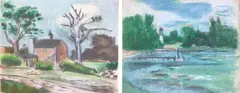 Untitled by Frederick Childs, Pastels on paper, sold Jul 2023