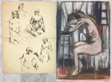 Untitled by Frederick Childs, Ink on paper, sold Jul 2023
