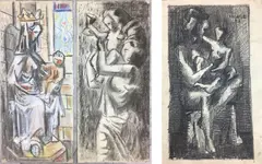 Untitled by Frederick Childs, Pastel on paper, sold Jul 2023