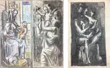 Untitled by Frederick Childs, Pastel on paper, sold Jul 2023