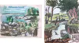 Untitled by Frederick Childs, Pastel on paper, sold Jul 2023