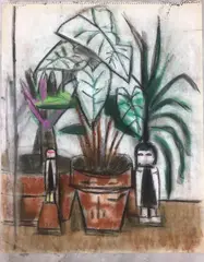 Untitled by Frederick Childs, Pastel on paper, sold Jul 2023