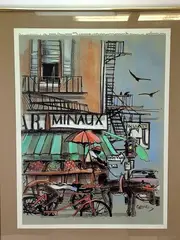 Waiting for the Light by James Groody, Pastel and marker on paper, sold Jul 2023