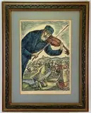 Fiddler on the Roof by Chaim Goldberg, Lithograph, sold Jul 2023