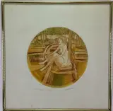 Daydreams II by Judith Sharrin, Engraving, sold Jul 2023