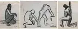 Untitled by Nora Hauser, Mixed media on paper (3), sold Jul 2023