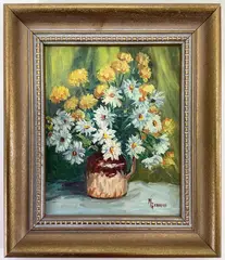 Untitled by Mildred S. Gehman, Oil on board, sold Jul 2023