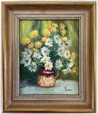 Untitled by Mildred S. Gehman, Oil on board, sold Jul 2023