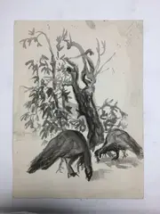 Untitled by Nora Hauser, Watercolors (6), sold Jul 2023