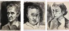 Untitled by Nora Hauser, Mixed media on paper (3), sold Jul 2023