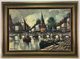 Untitled by Boris Cenic, Oil on canvas, sold Aug 2023