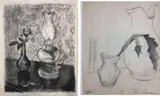 Untitled by Nora Hauser, Mixed media on paper and pencil on paper, sold Aug 2023
