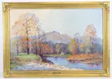 Untitled by Ernest T. Fredericks, Oil on canvas, sold Sep 2023