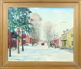 Untitled by Walter Emerson Baum, Oil on board, sold Sep 2023