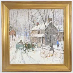 Untitled by Christopher G. Willett, Oil on canvas, sold Sep 2023