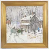 Untitled by Christopher G. Willett, Oil on canvas, sold Sep 2023