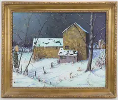 Untitled by Christopher G. Willett, Oil on canvas, sold Sep 2023