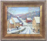 Untitled by Jim Lukens, Oil on board, sold Sep 2023
