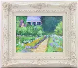 Gardener at Giverny by Ray Overpeck, Oil on board, sold Sep 2023