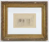 L'Examination by Honoré Daumier, Pencil on paper, offered Sep 2023