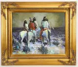 Untitled by Christopher G. Willett, Oil on canvas, sold Sep 2023