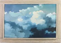 Cloudscape by Eric Sloane, Oil on board, sold Sep 2023